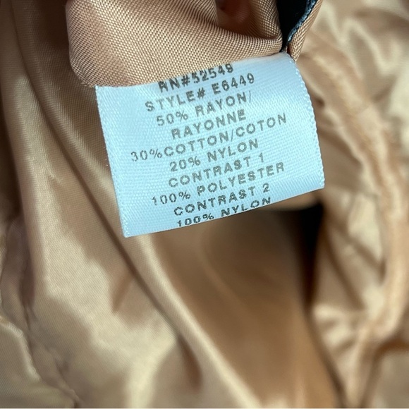 Laundry Shelli Segal Size 2 Cocktail Dress Lace Overlay Midi Cocktail Party NWT - Picture 12 of 14